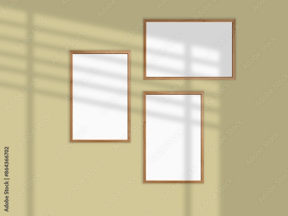 Minimal picture poster frame mockup Minimal picture poster frame mockup