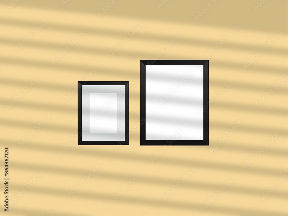 Minimal picture poster frame mockup Minimal picture poster frame mockup