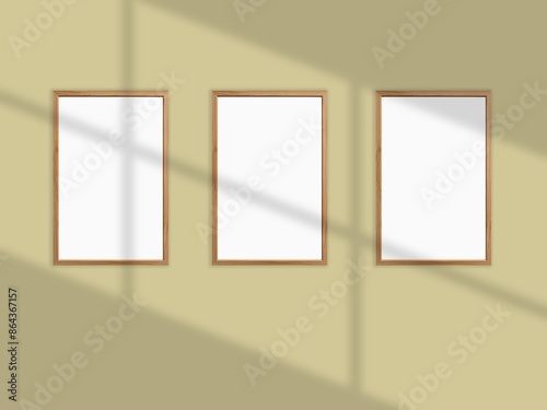 Minimal picture poster frame mockup