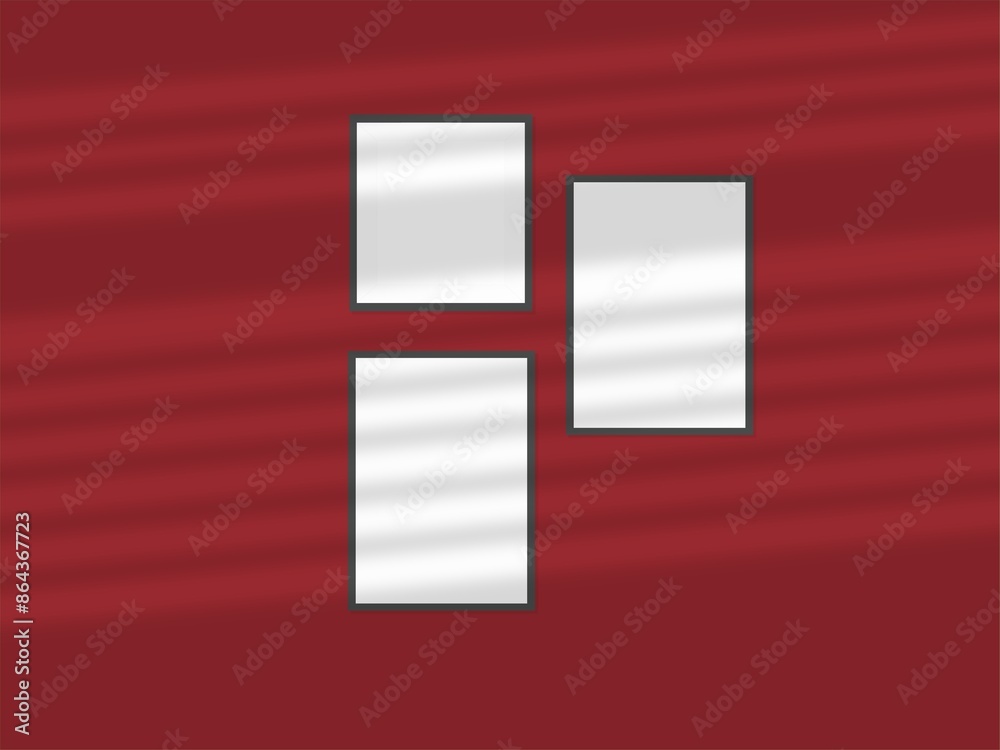 shadow overlay effect, various mock-ups