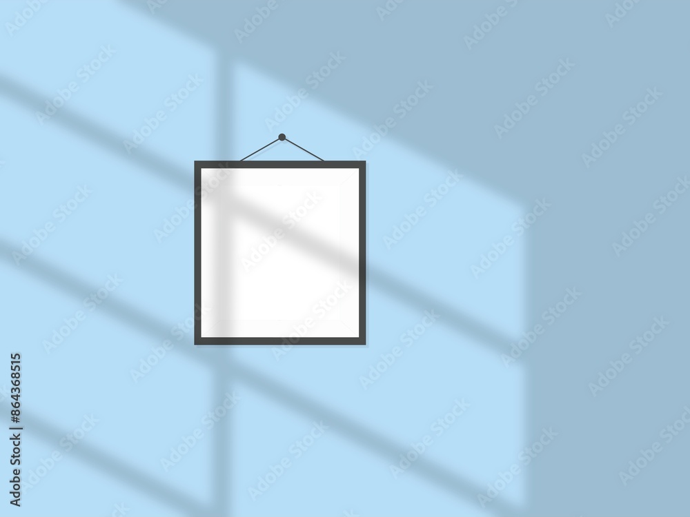 Beige wall with picture frames Beige wall with picture frames