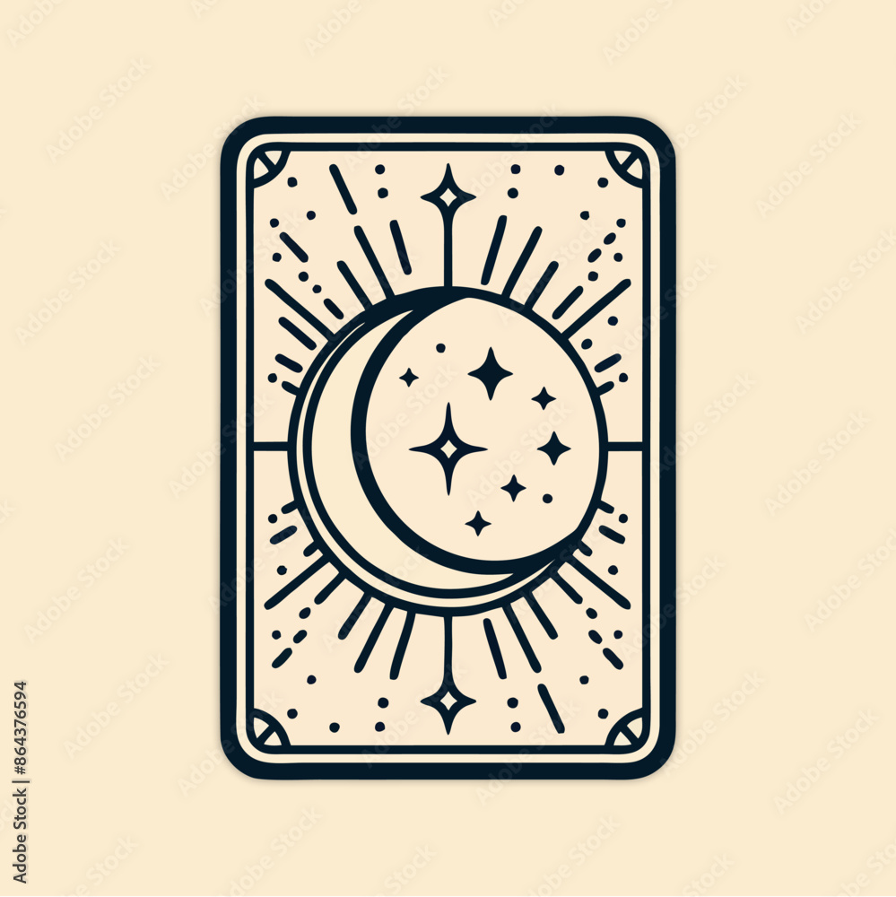 Simple Minimalist Geometric Line Art Tarot Card Design Collection Simple Minimalist Geometric Line Art Tarot Card Design Collection
