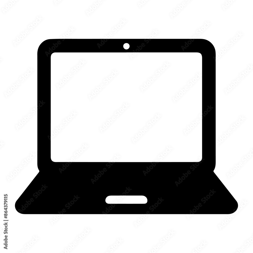 Laptop Silhouette Vector illustration Clipart Laptop Silhouette Vector illustration Clipart