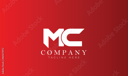 MC logo, Branding logo, Clothing logo, Gaming logo, MC letter logo