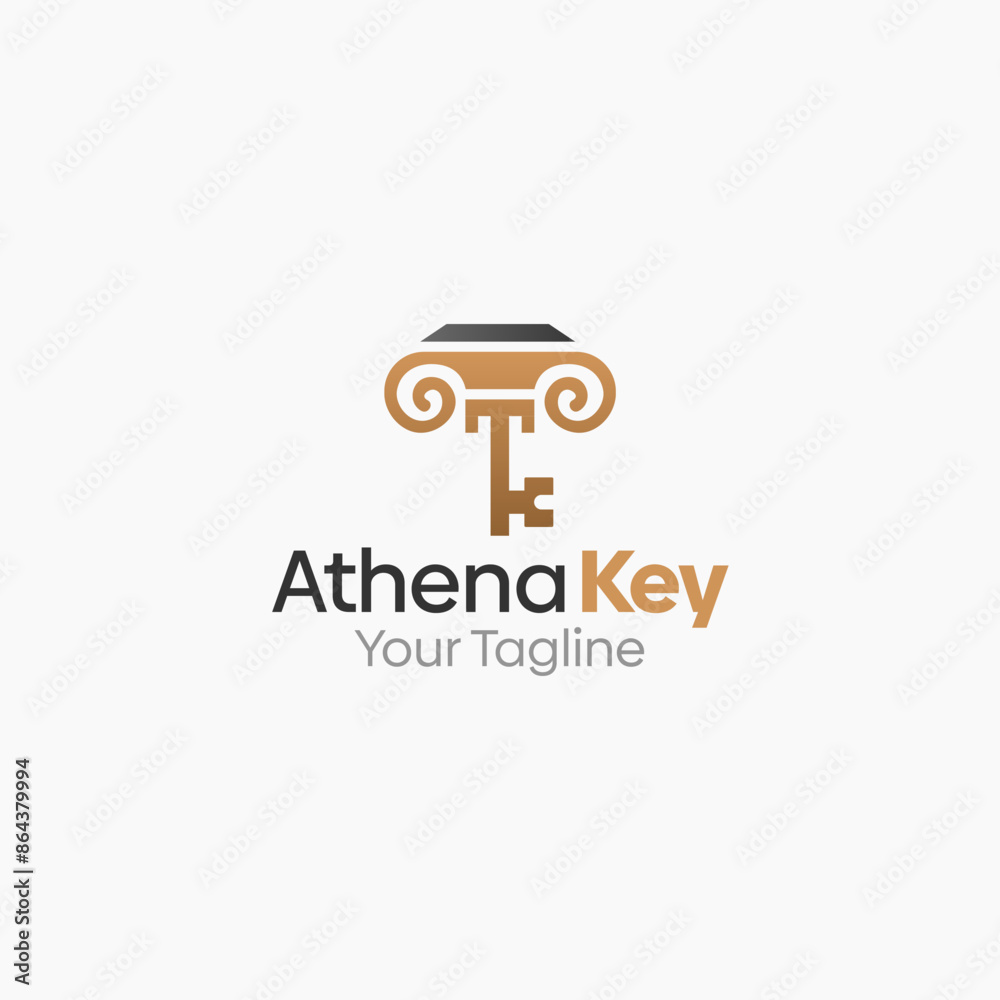 Athena Key Logo Vector Template Design. Good for Business, Start up, Agency, and Organization Athena Key Logo Vector Template Design. Good for Business, Start up, Agency, and Organization