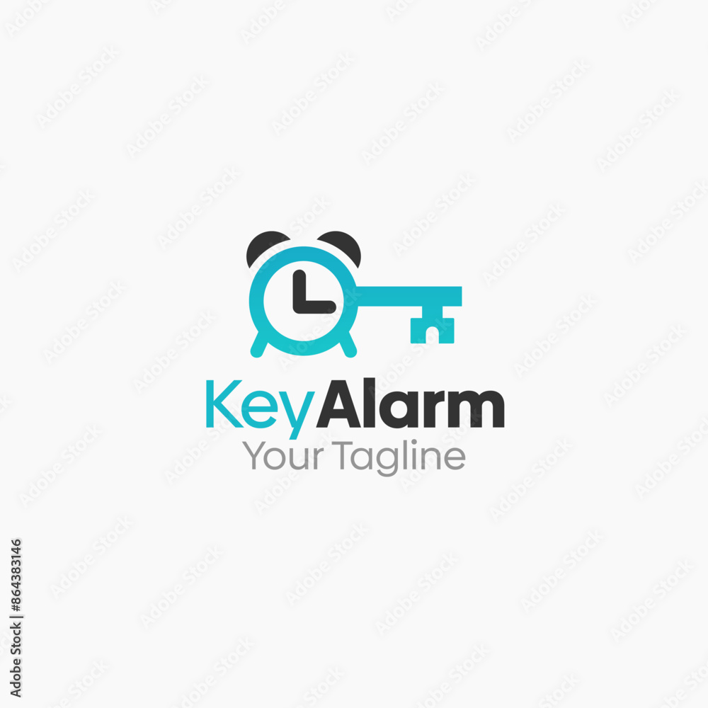 Key Alarm Logo Vector Template Design. Good for Business, Start up, Agency, and Organization Key Alarm Logo Vector Template Design. Good for Business, Start up, Agency, and Organization
