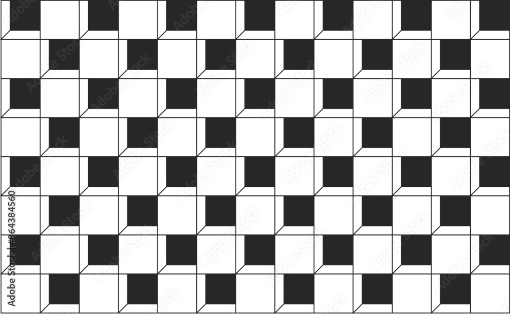 Fototapeta premium geometric background, minimal honeycomb pattern wallpaper, 3d render illustration.