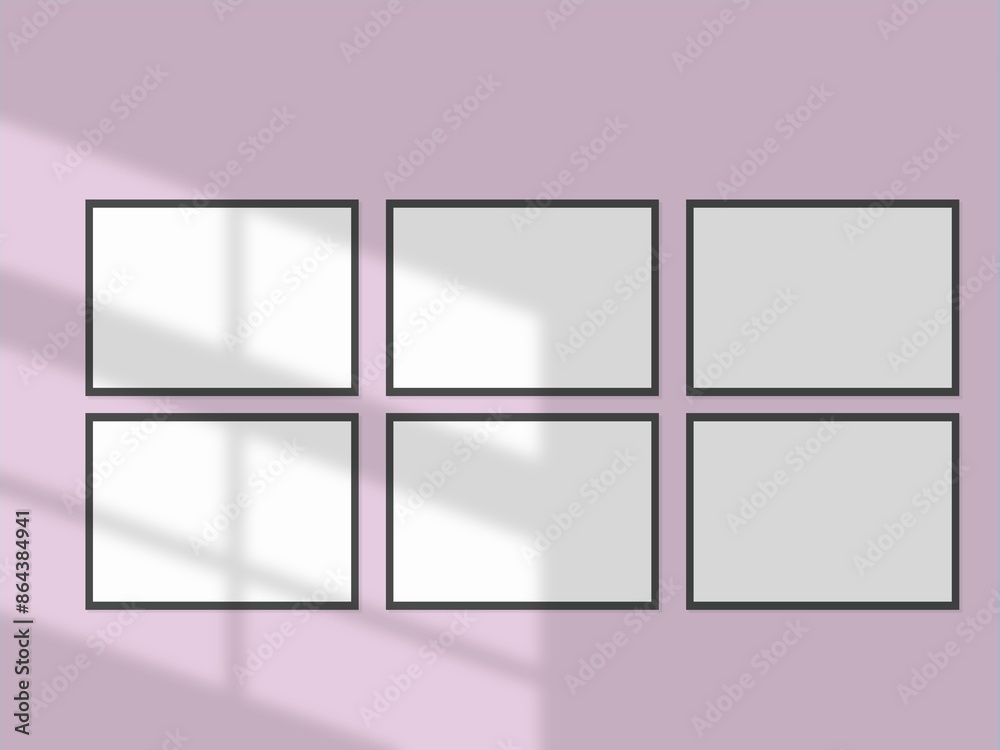 Obraz premium blank frame mockup for you design. Layout mockup good use for your design preview.