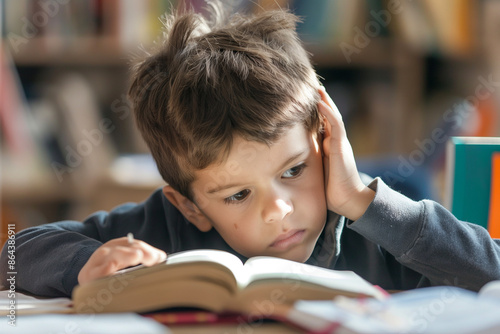 back to school school kids, AI tehnology, tablets, formuls, space for frame, space for text