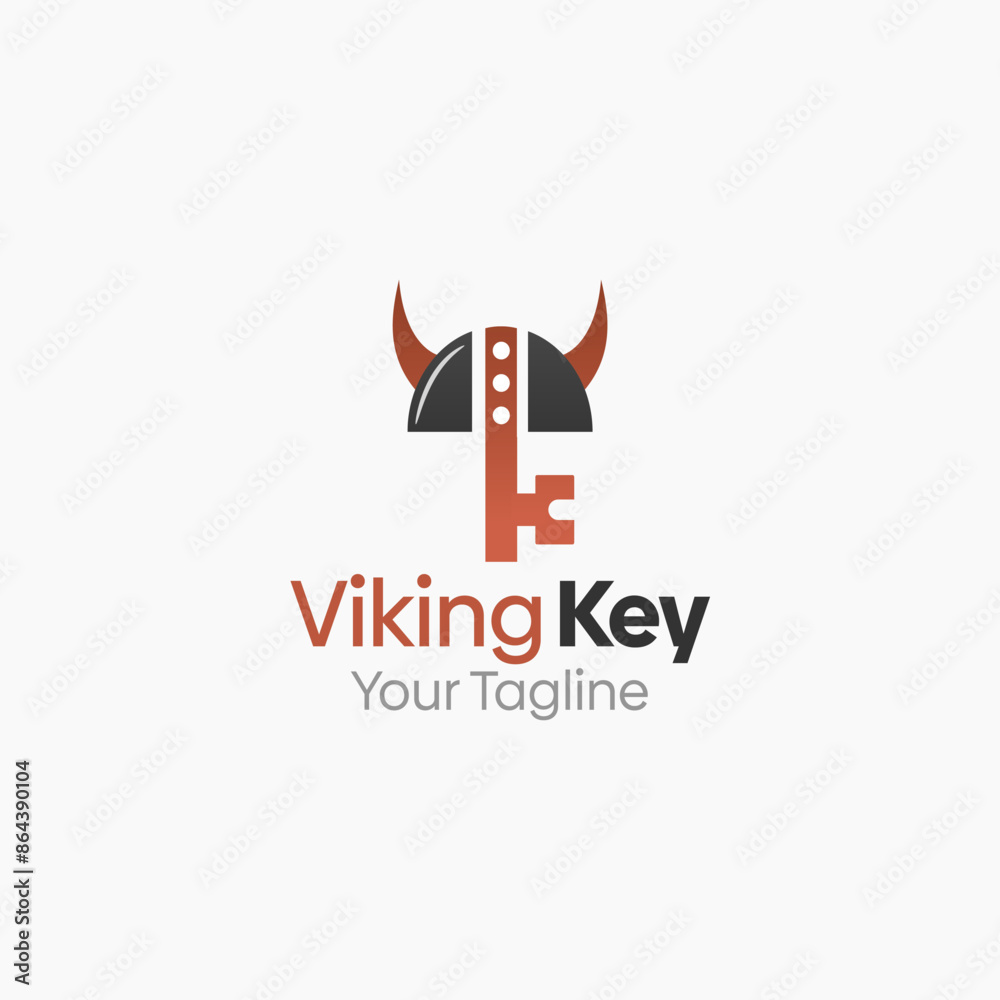 Viking Key Logo Vector Template Design. Good for Business, Start up, Agency, and Organization Viking Key Logo Vector Template Design. Good for Business, Start up, Agency, and Organization