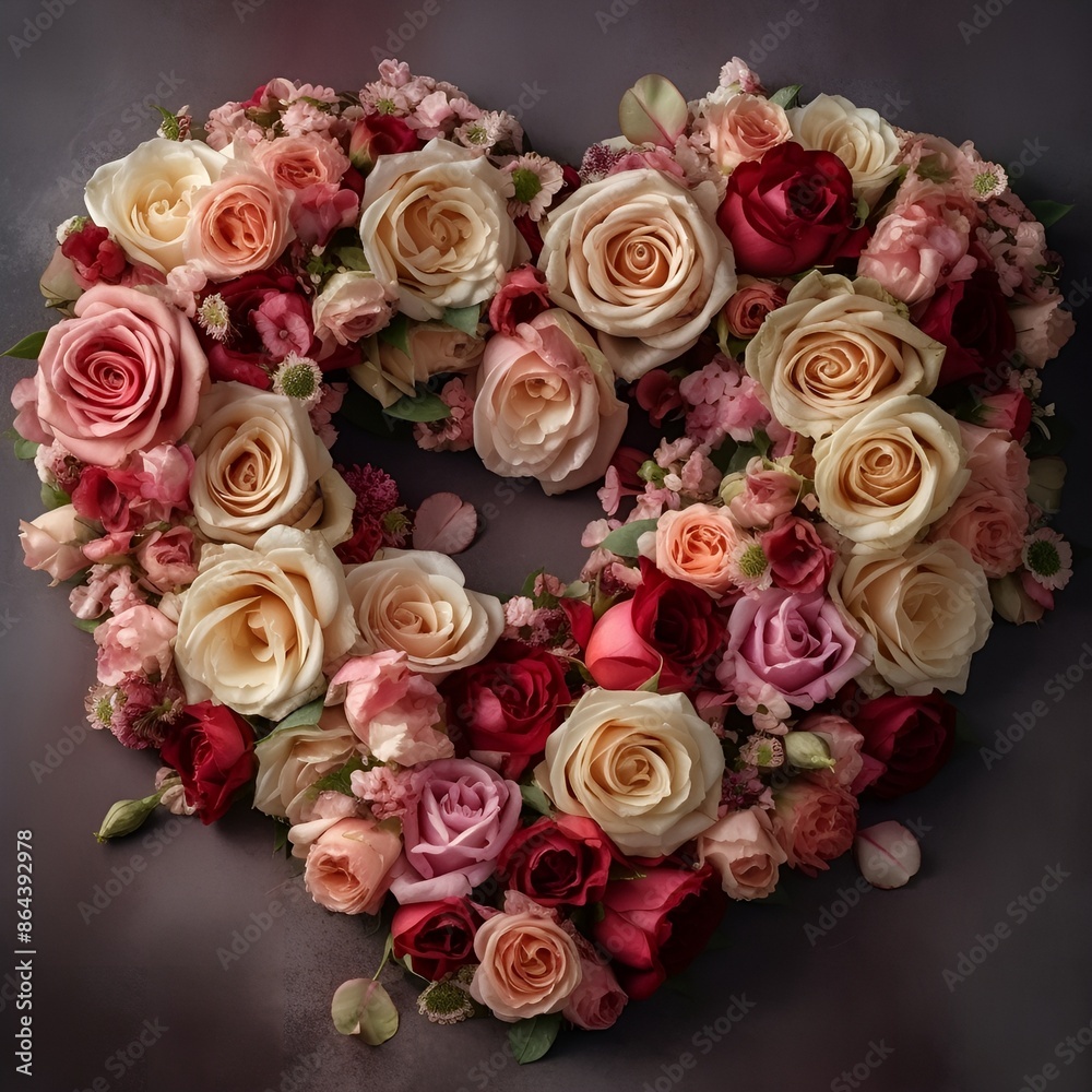 Obraz premium 3d beautiful floral illustration