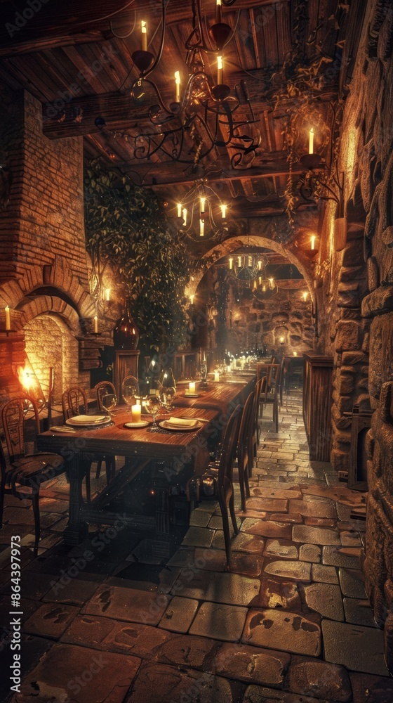 A dining room with a table and chairs A dining room with a table and chairs