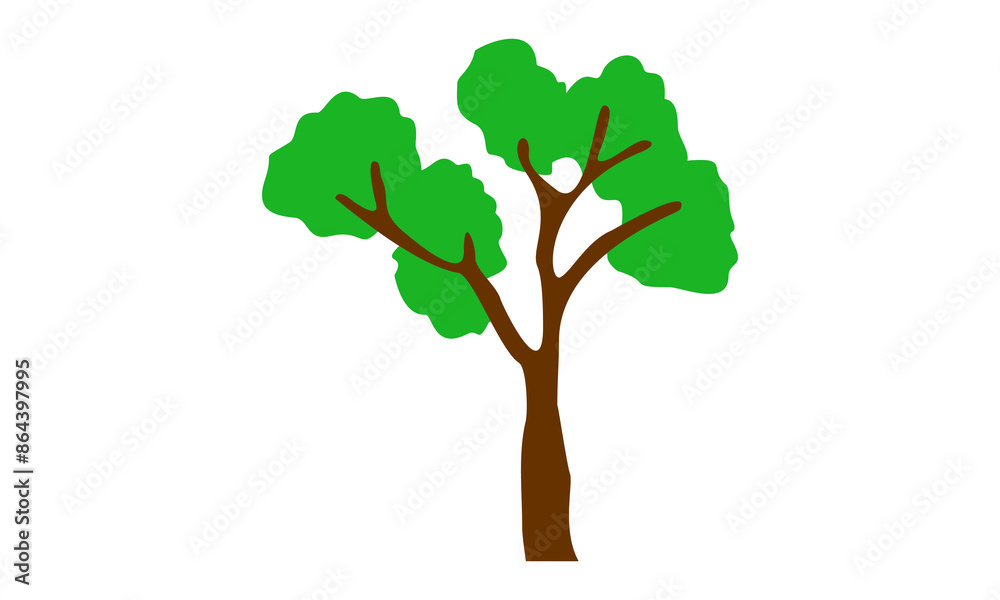 Obraz premium tree logo icon