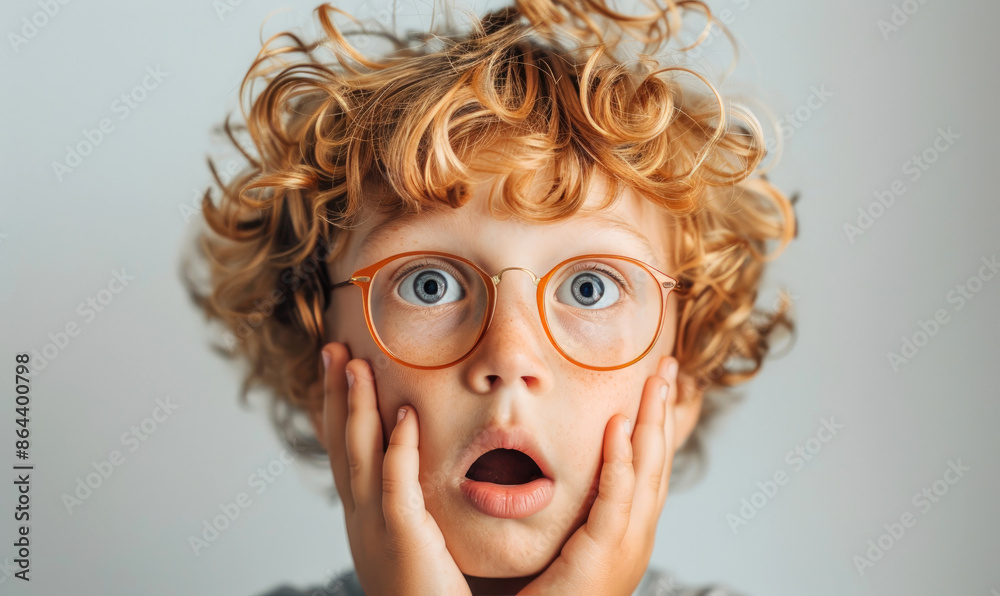 Crazy Confused Child Boy Expression