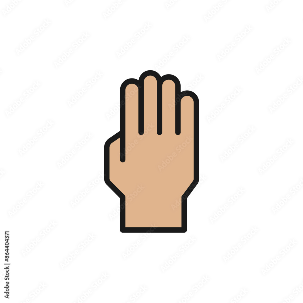 Collection of signature gestures with vector illustration Collection of signature gestures with vector illustration