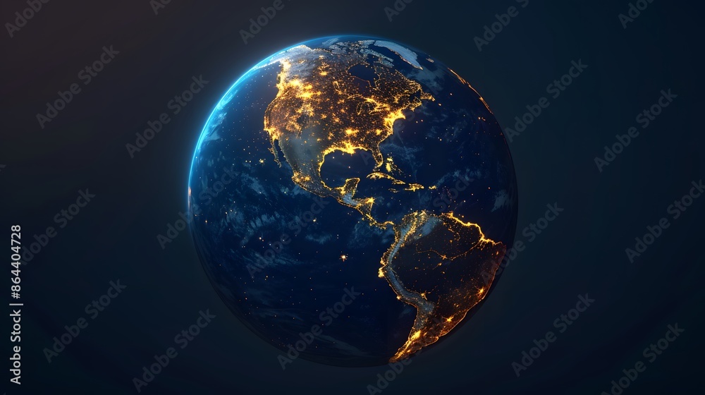 The Earth is covered with golden lines on a dark background Digital art technology was used with a dark gold and black color scheme The Earth is covered with golden lines on a dark background Digital art technology was used with a dark gold and black color scheme