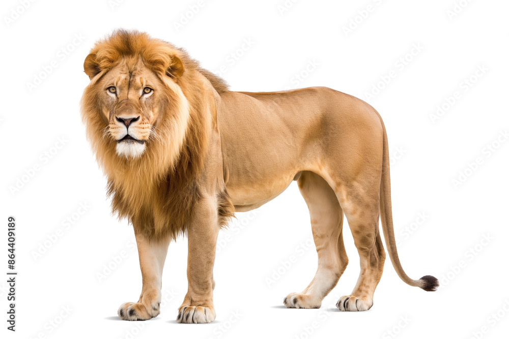 Obraz premium lion isolated on white