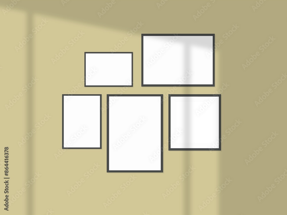 Portrait poster frame mockup with copy space Portrait poster frame mockup with copy space