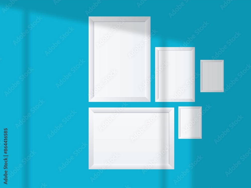 Portrait poster frame mockup with copy space Portrait poster frame mockup with copy space