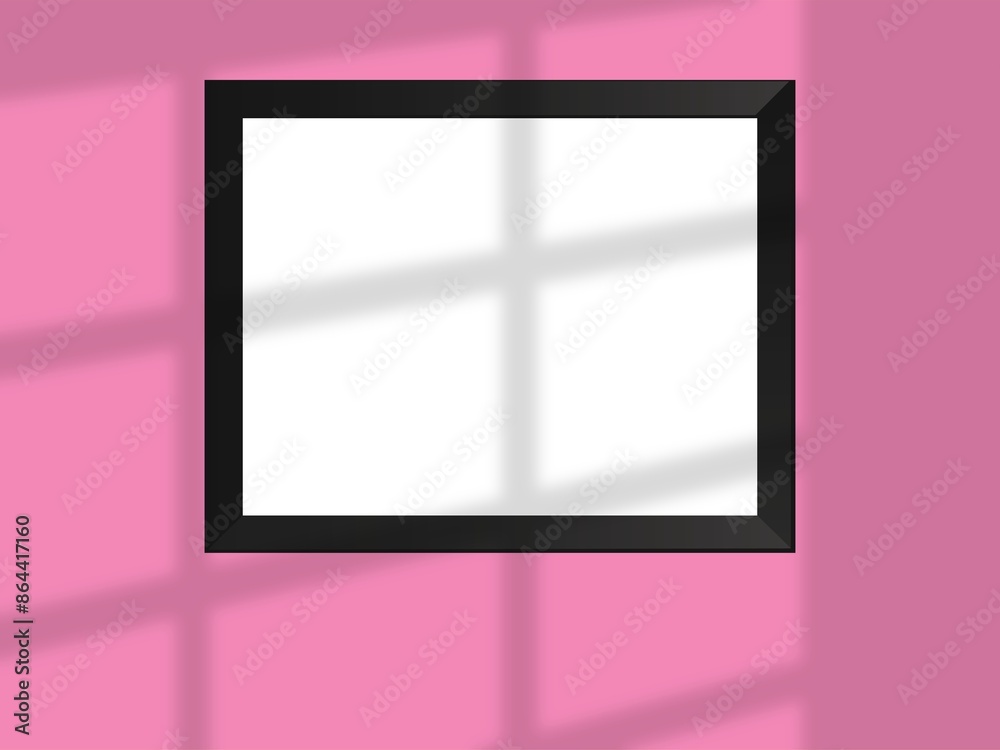 Picture poster frame isolated frame. Blank portfolio mockup Picture poster frame isolated frame. Blank portfolio mockup