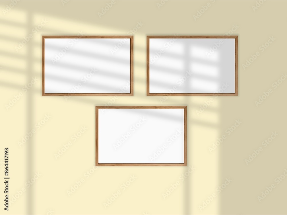 Picture poster frame isolated frame. Blank portfolio mockup Picture poster frame isolated frame. Blank portfolio mockup