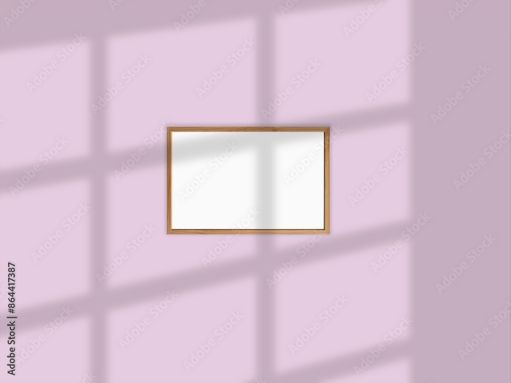 Picture poster frame isolated frame. Blank portfolio mockup Picture poster frame isolated frame. Blank portfolio mockup