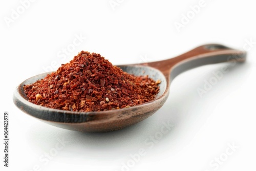 Wooden Spoon Full of Red Spices