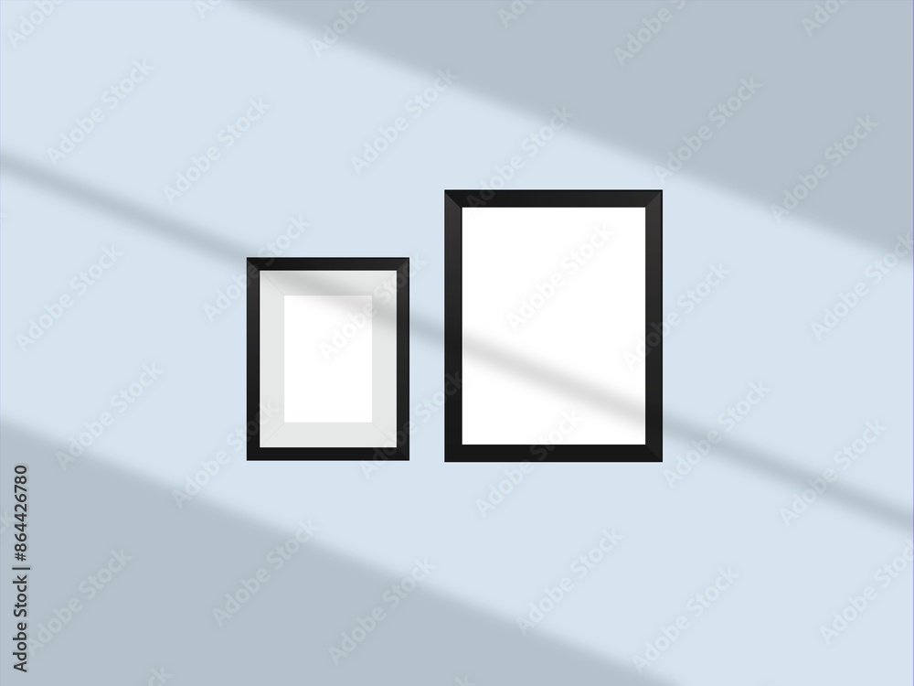 Realistic photo frame blank mockup. Realistic photo frame blank mockup.