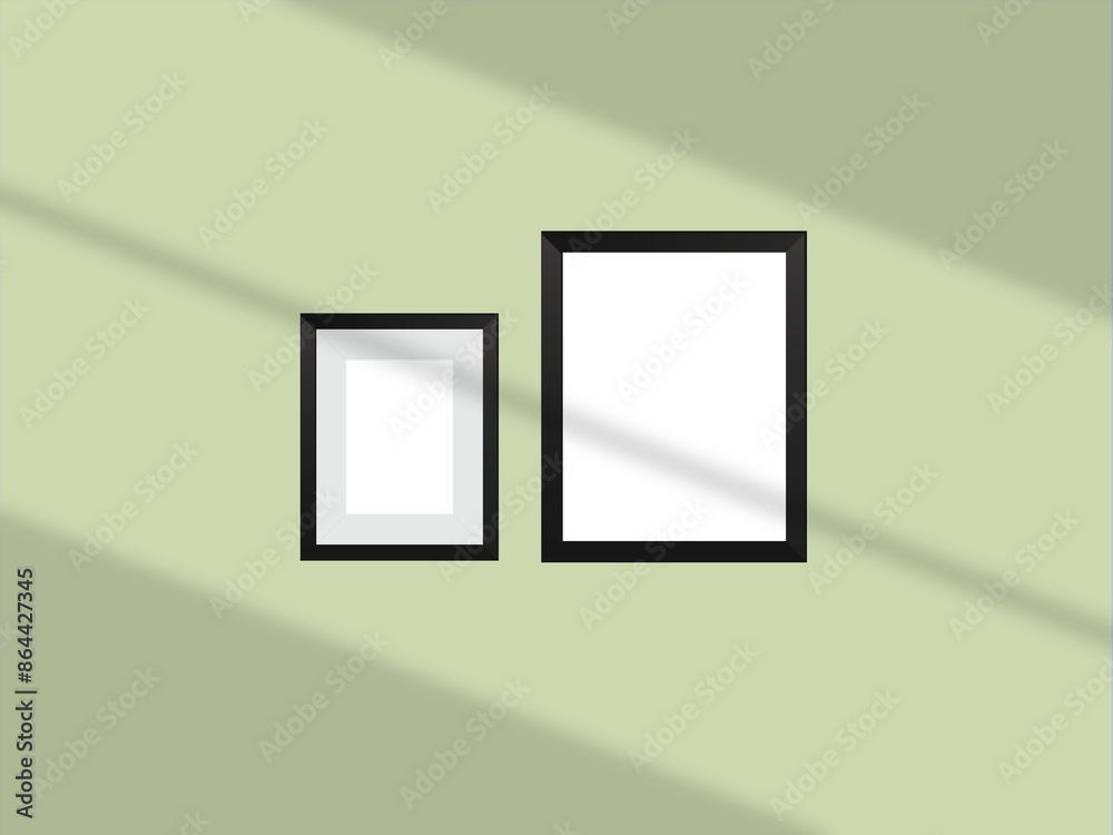 A mockup of frames with portrait orientation. A mockup of frames with portrait orientation.