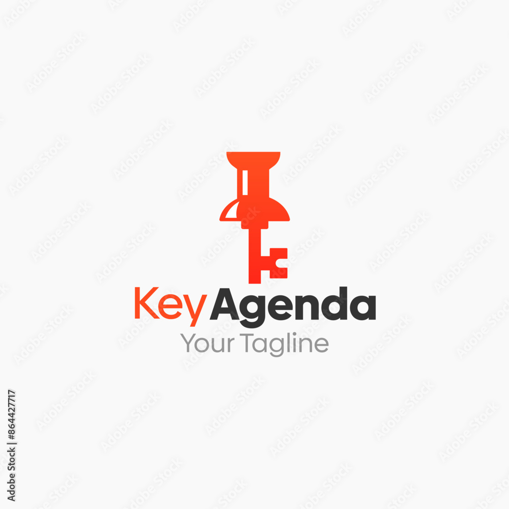 Key Agenda Logo Vector Template Design. Good for Business, Start up, Agency, and Organization Key Agenda Logo Vector Template Design. Good for Business, Start up, Agency, and Organization