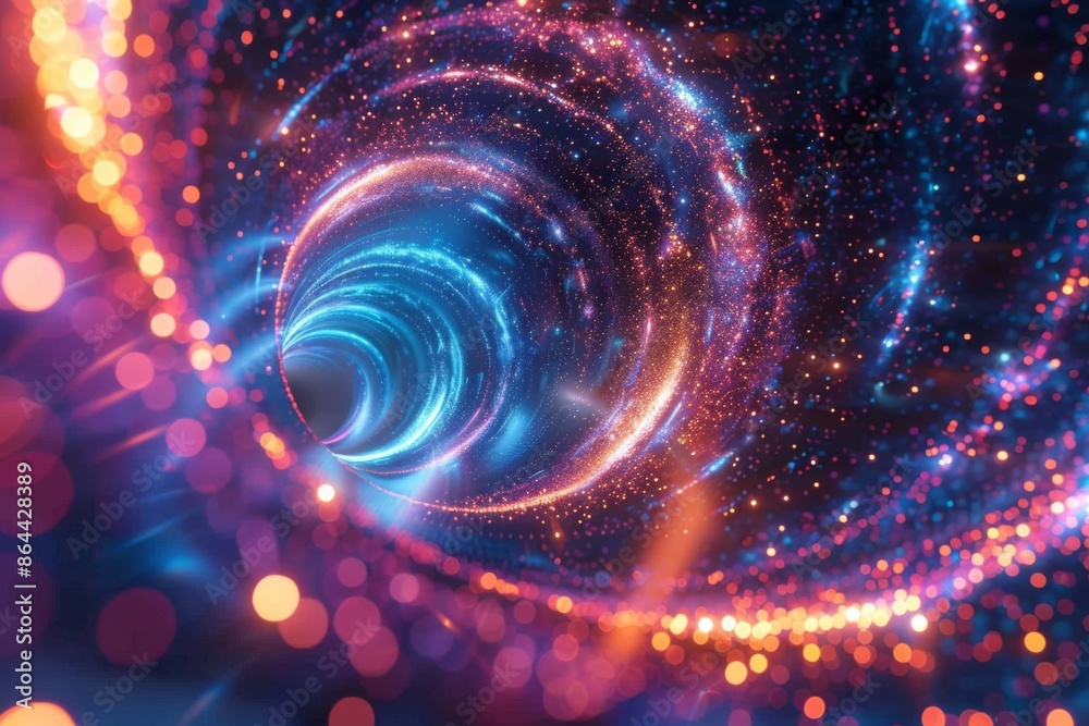 Futuristic Vortex of Lights Futuristic Vortex of Lights