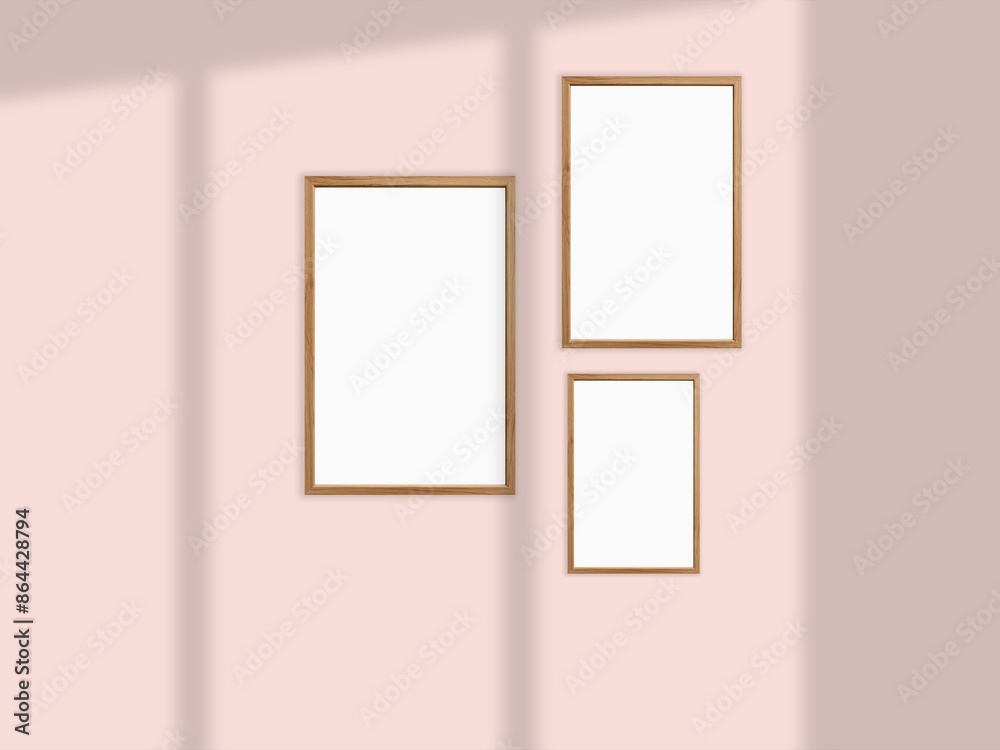 Soft frame blank mockup with color background Soft frame blank mockup with color background