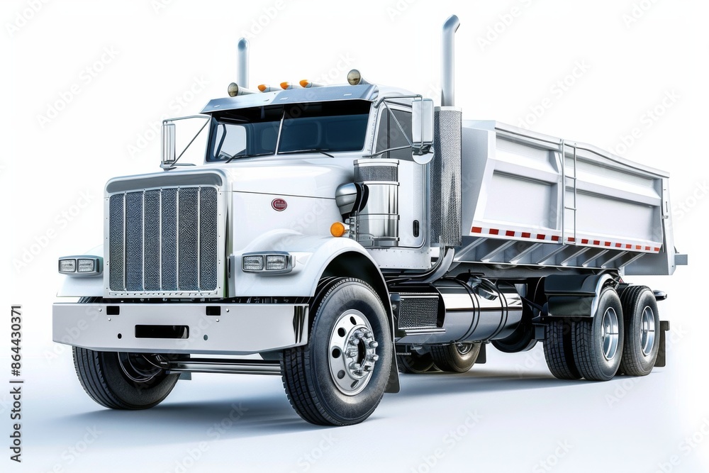 Heavy-duty Dump Truck Isolated Heavy-duty Dump Truck Isolated