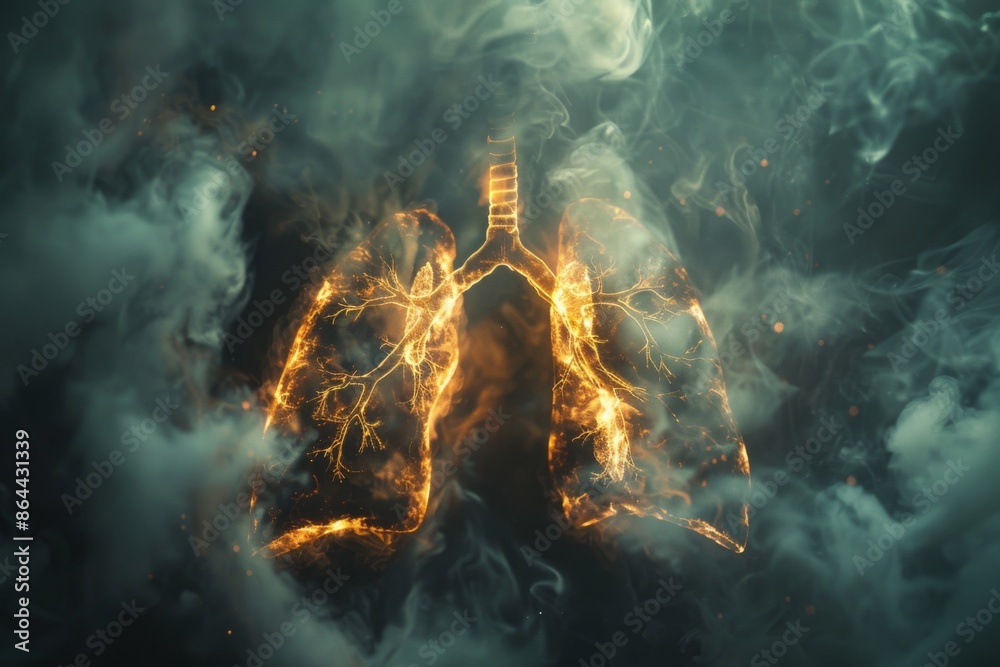 Burning Lungs Amid Smoke Burning Lungs Amid Smoke