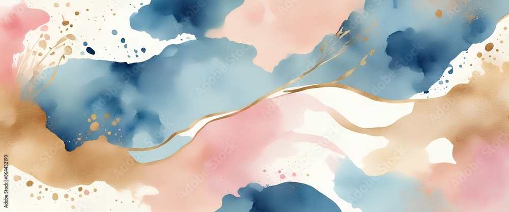 Obraz premium abstract watercolor hand painted background