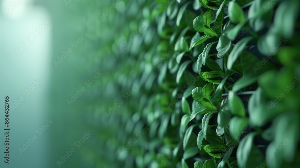 A stunning living wall installed in a modern office building A stunning living wall installed in a modern office building