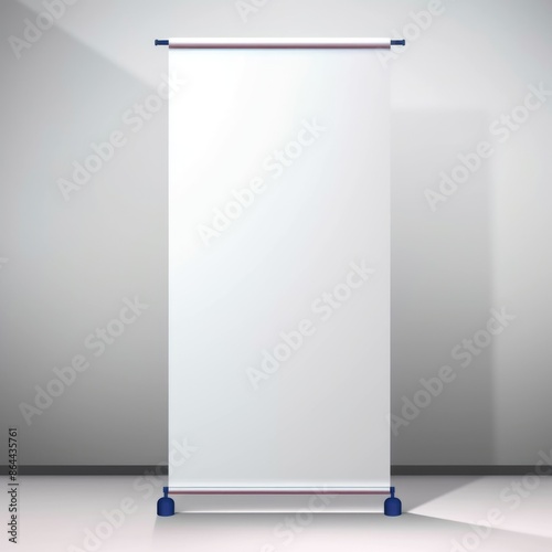 Rollup display presentation standee banner in modern style