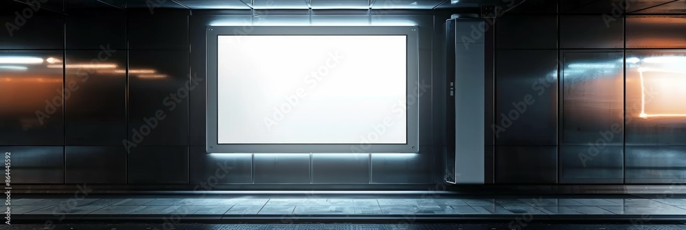 Futuristic public area information signboard design Interactive touchscreen Futuristic public area information signboard design Interactive touchscreen
