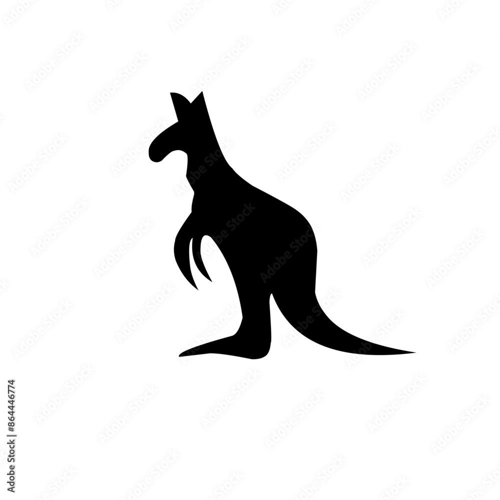 Fototapeta premium Animal silhouette Vector illustration, diverse wildlife collection