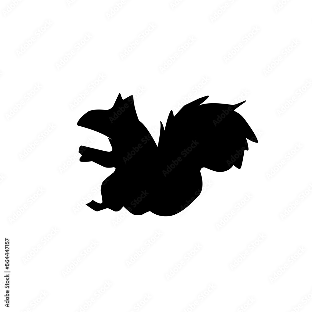 Obraz premium Animal silhouette Vector illustration, diverse wildlife collection