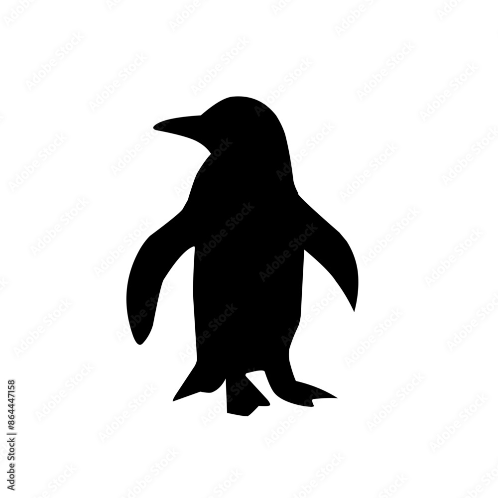 Fototapeta premium Animal silhouette Vector illustration, diverse wildlife collection