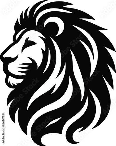 Wallpaper Mural Black tiger vector illustration Torontodigital.ca