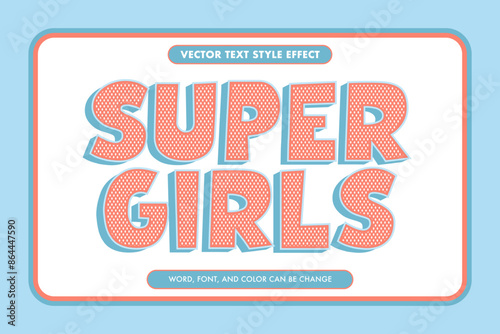 Retro comic style text effect with 
