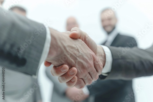 business people shaking hands
