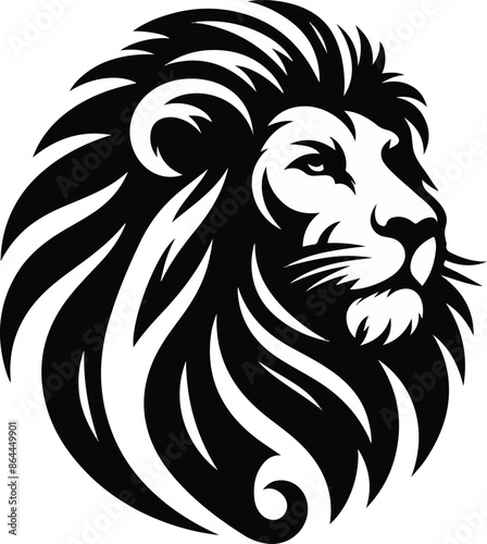 Wallpaper Mural Black tiger vector illustration Torontodigital.ca