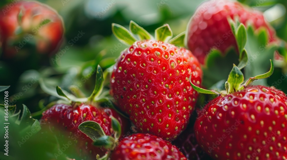 Fresh Strawberries Close-Up Fresh Strawberries Close-Up
