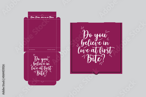 Pizza Box Design, Pizza Packaging Design, Pizza Box Design Template, Ready For Print.