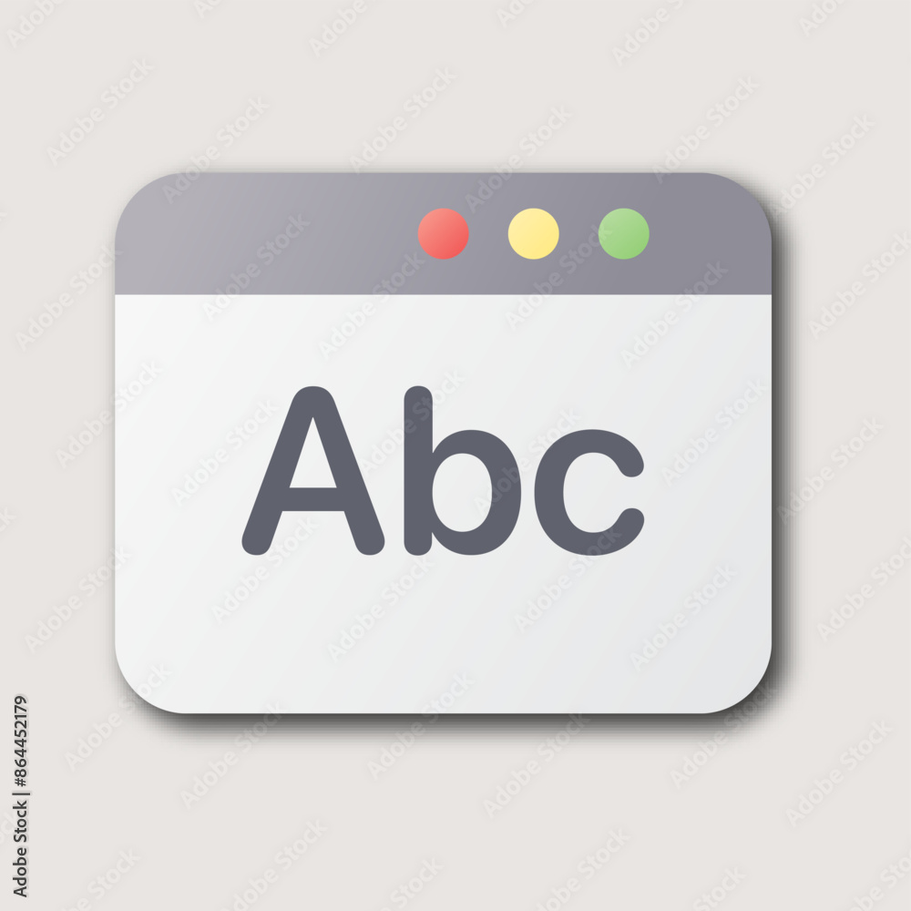 fontbook desktop icon with gradient style fontbook desktop icon with gradient style