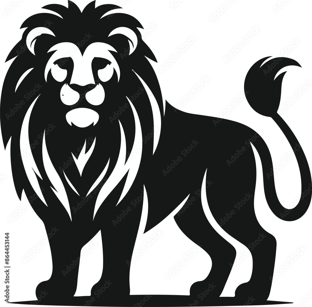 Black tiger vector illustration Black tiger vector illustration