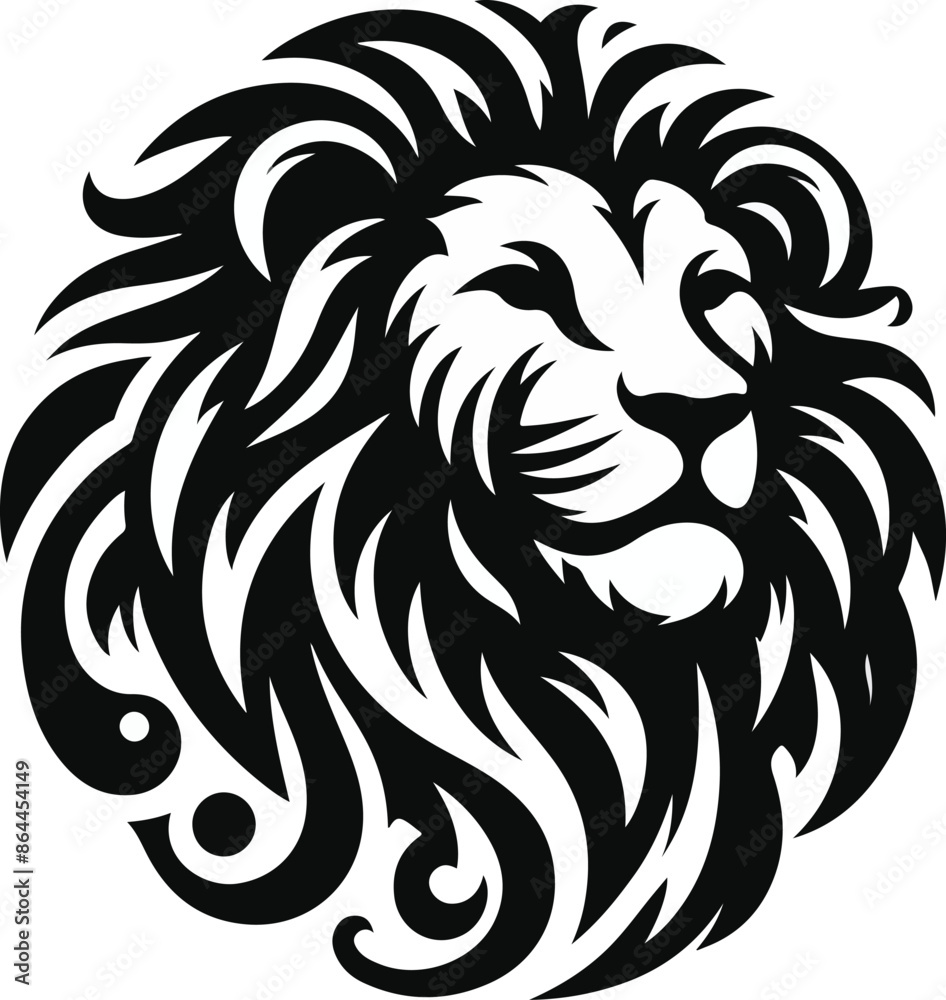 Black tiger vector illustration Black tiger vector illustration